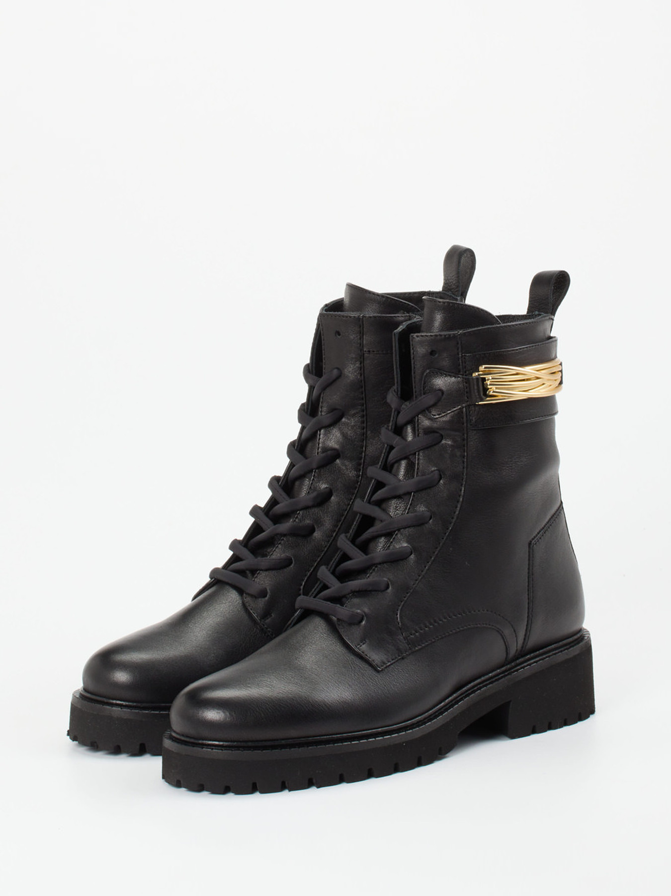 Schnürstiefelette schwarz 1725009009902