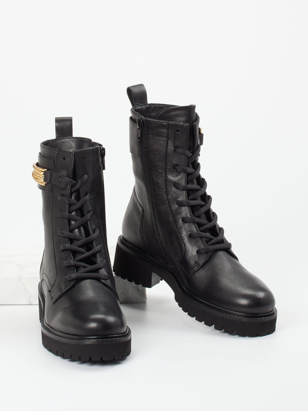 Schnürstiefelette schwarz 1725009009904