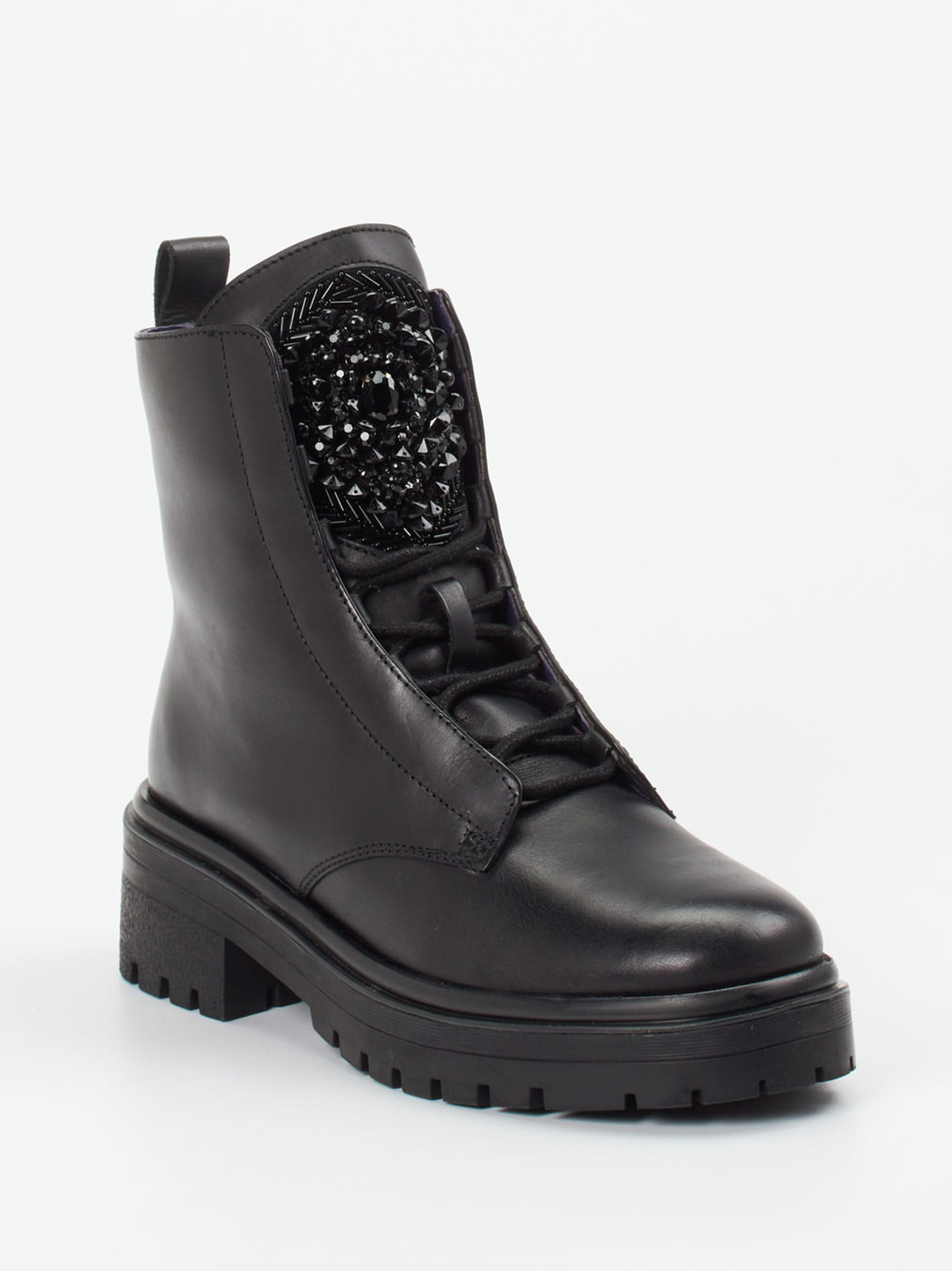 Schnürstiefelette schwarz 1723009018506