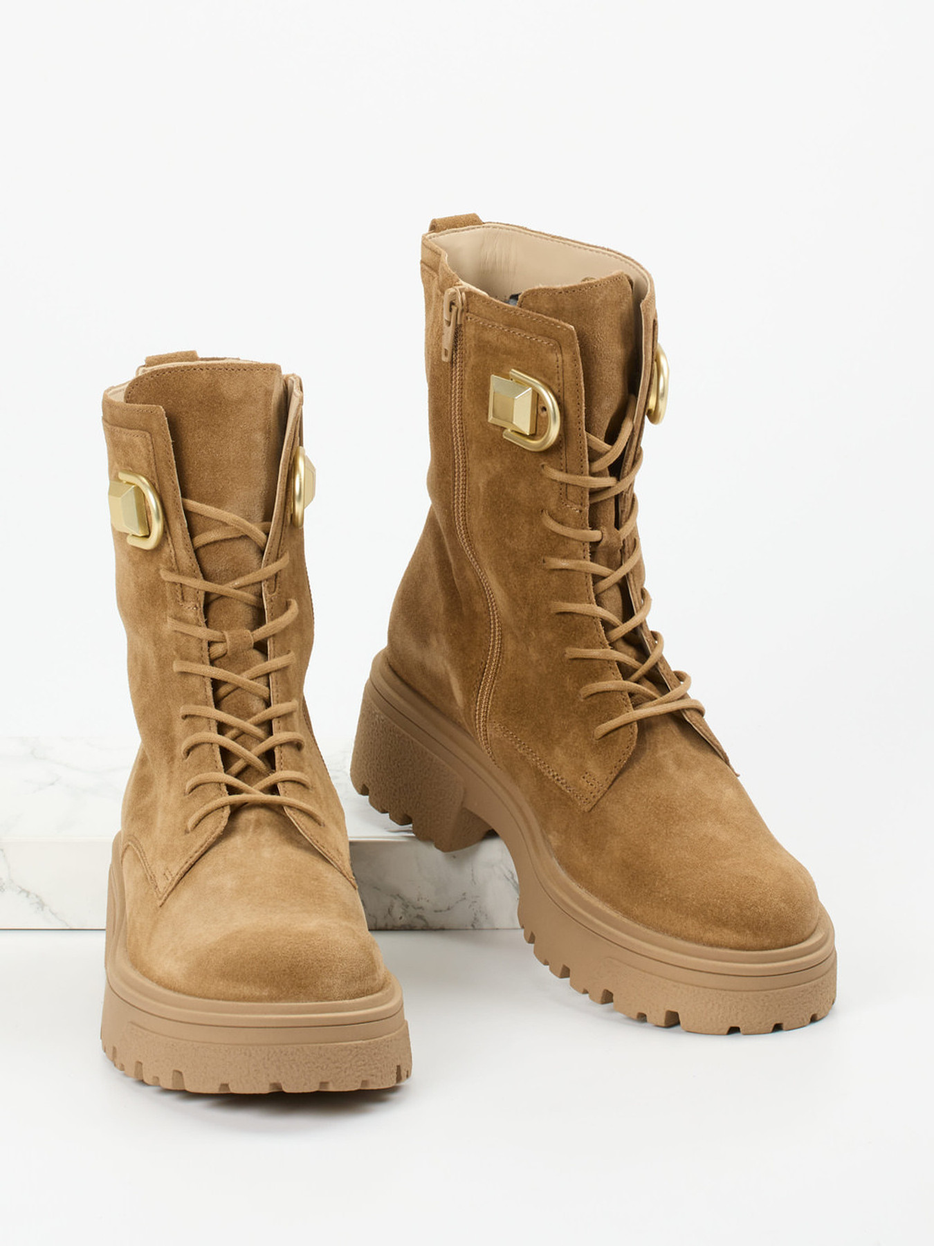 Schnürstiefelette braun 1725229000504