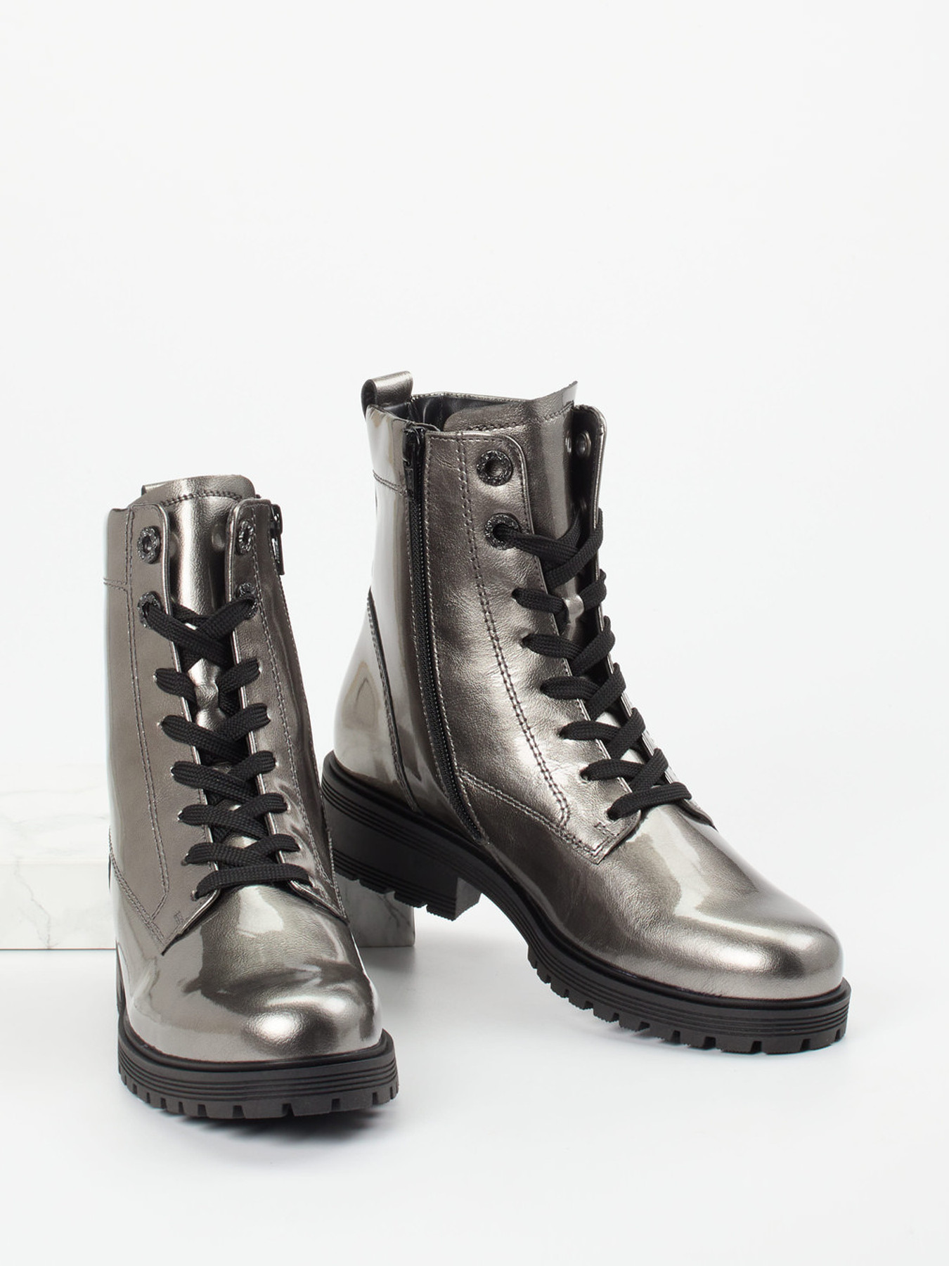 Schnürstiefelette grau 2751429005004