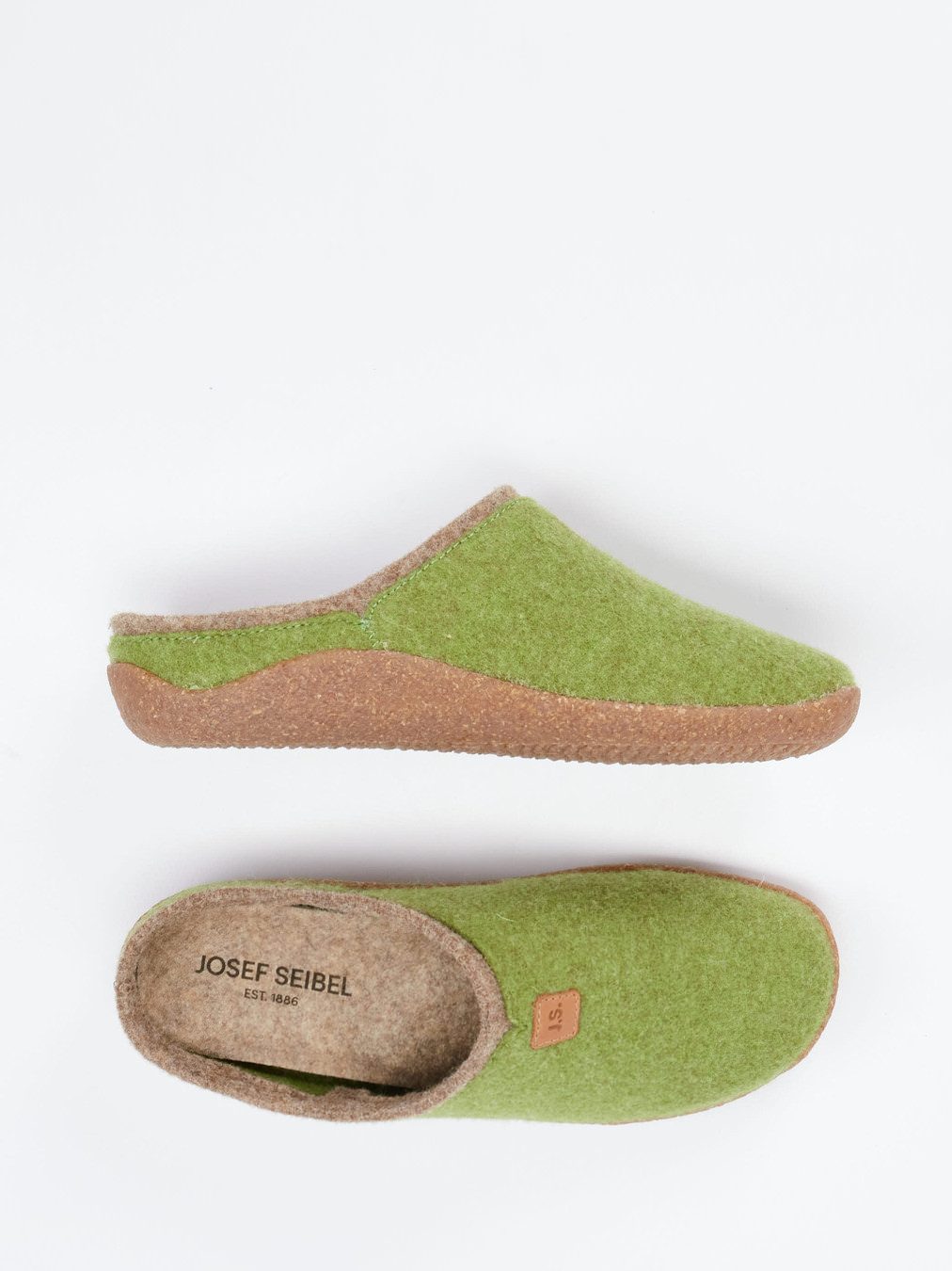 Hausschuh grün 7163659001904