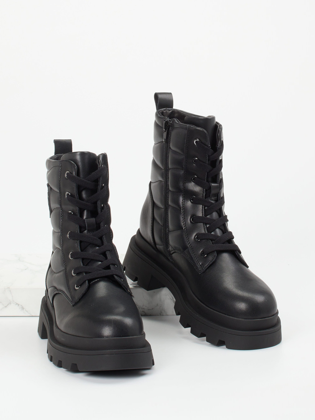 Schnürstiefelette schwarz 1725009009304