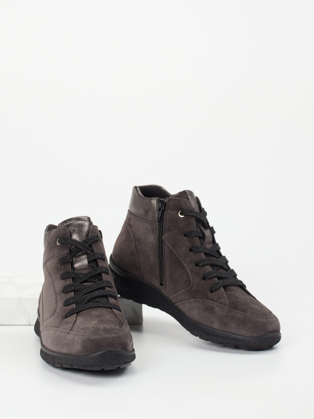 Schnürstiefelette grau 2751409003404