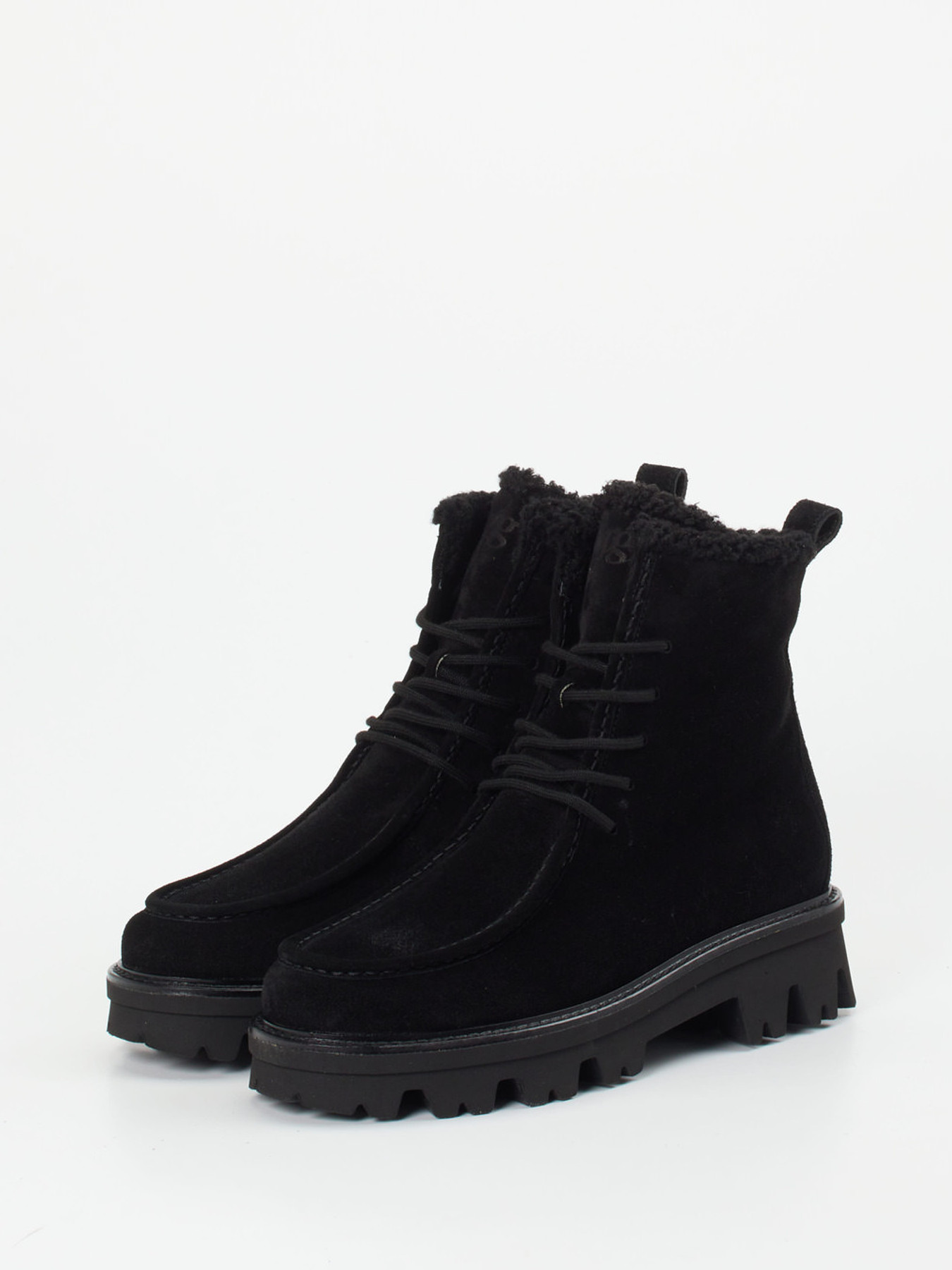 Schnürstiefelette schwarz 1803009004602