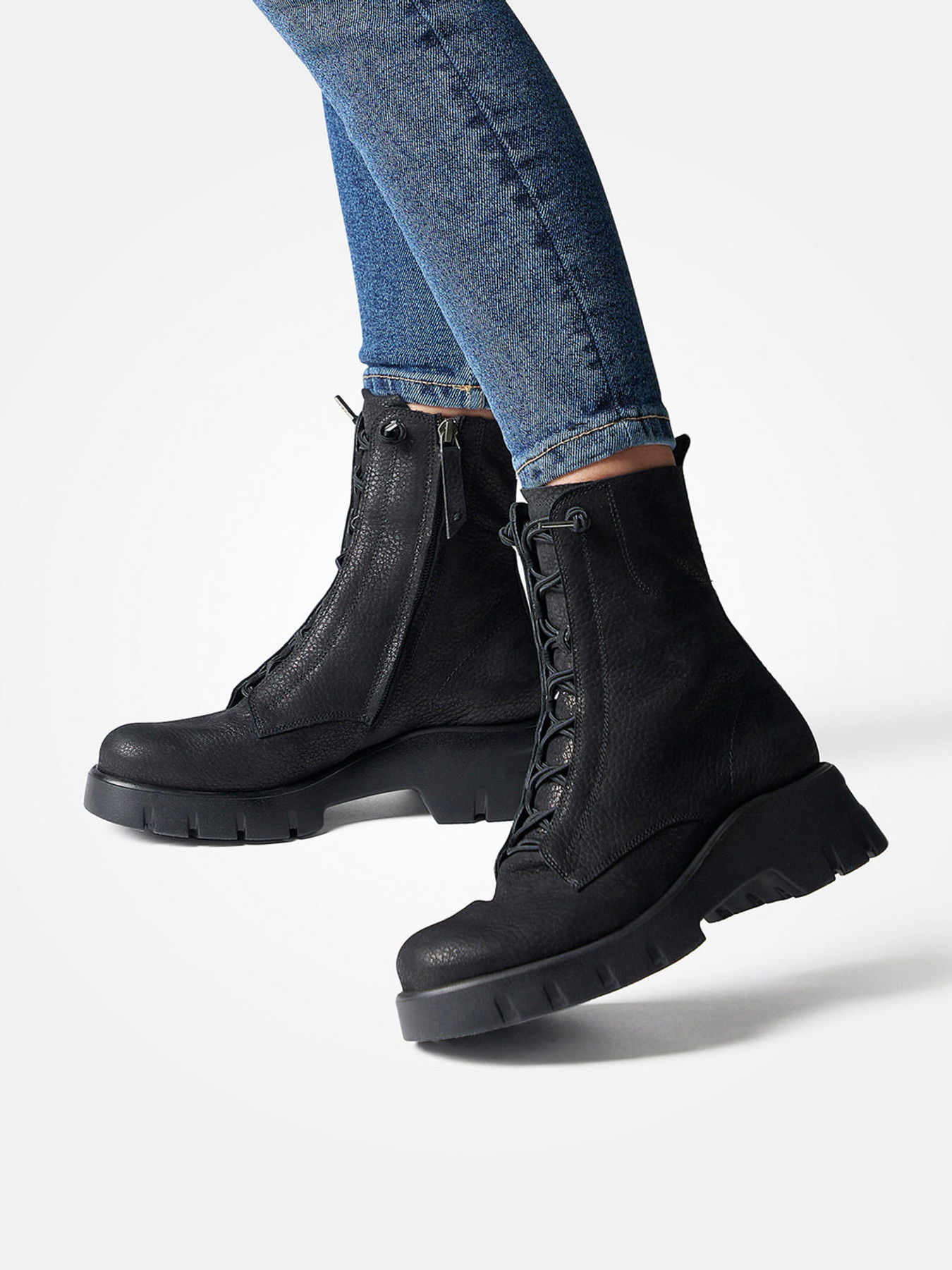 Schnürstiefelette schwarz 1725009009802