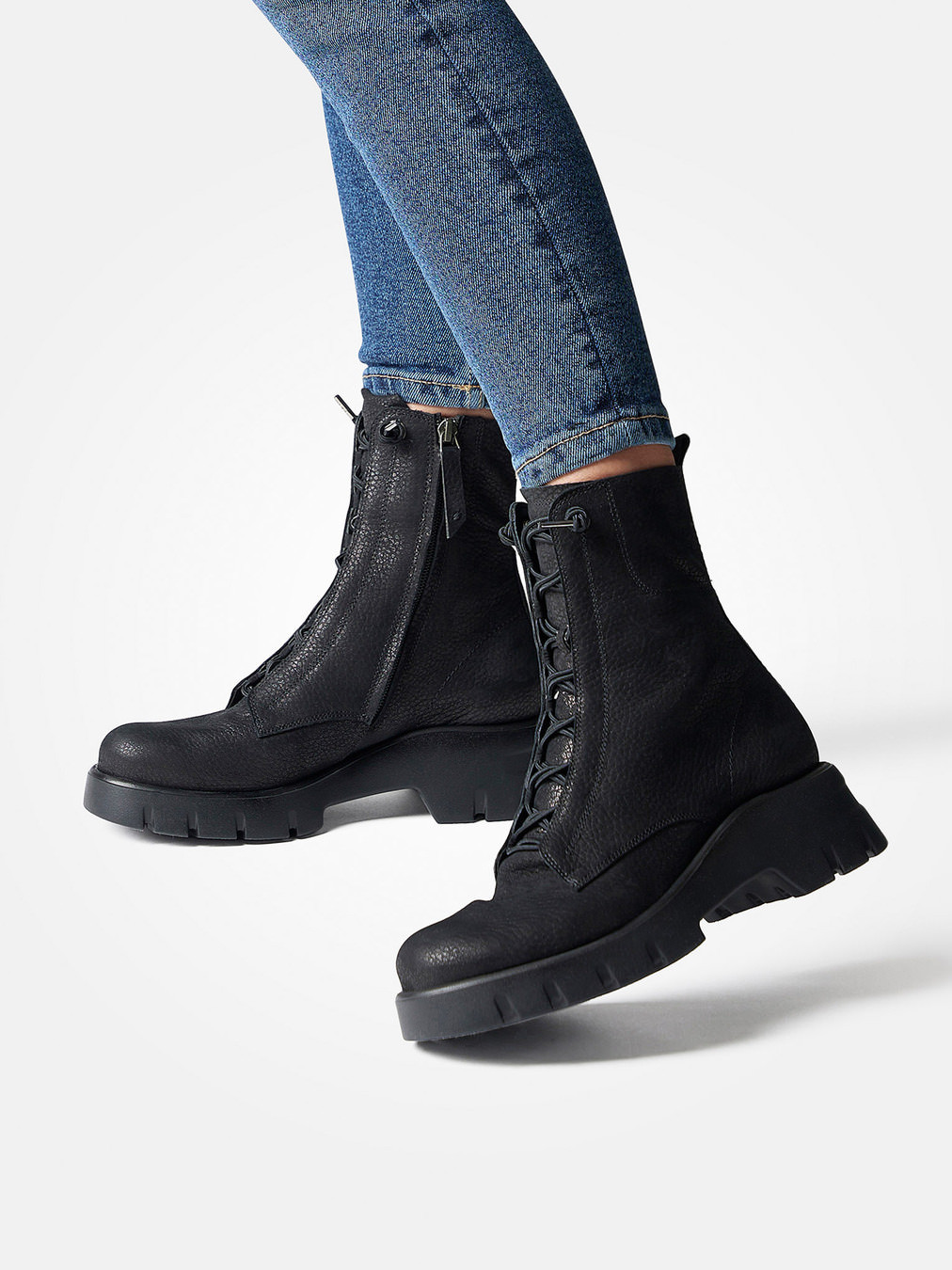 Schnürstiefelette schwarz 1725009009802