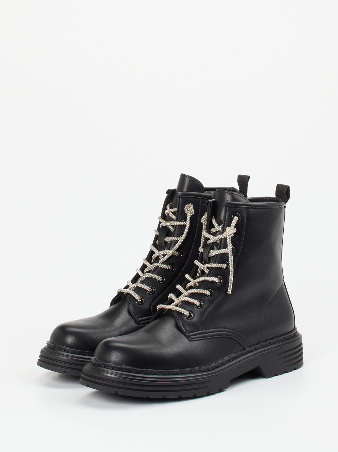 Schnürstiefelette schwarz 1703009016502