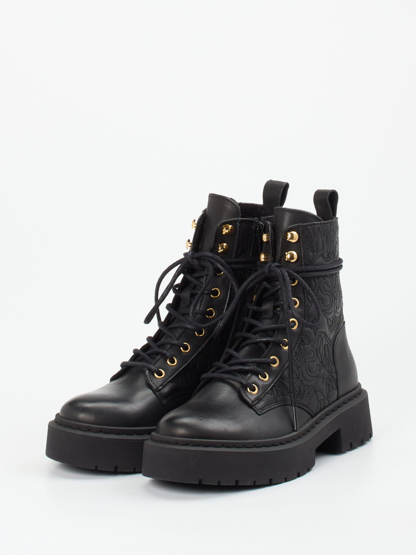 Schnürstiefelette schwarz 1723009017902