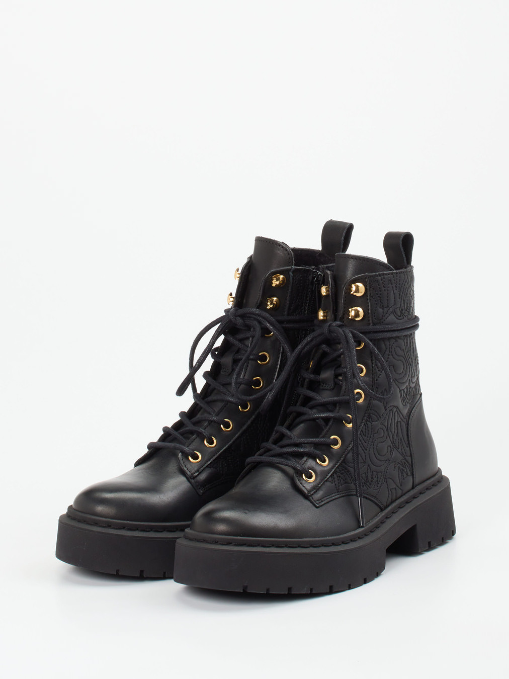 Schnürstiefelette schwarz 1723009017902
