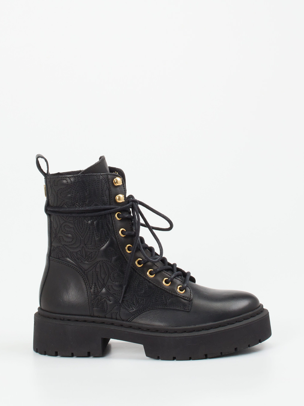 Schnürstiefelette schwarz 1723009017901