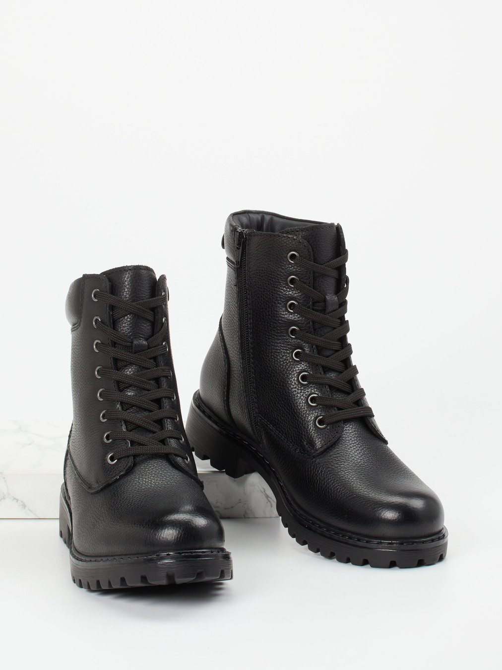 Schnürstiefelette schwarz 1823009010504