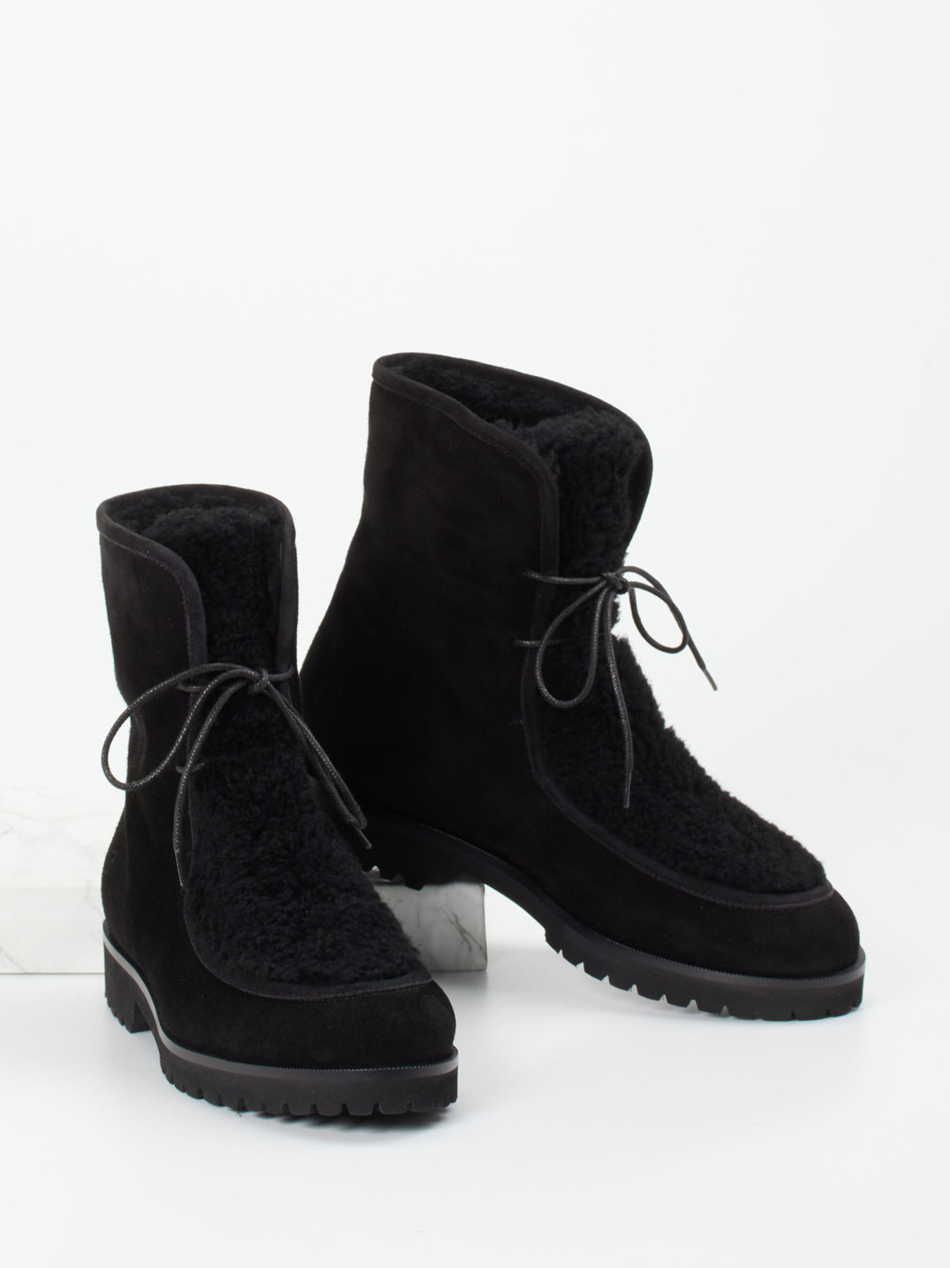 Schnürstiefelette schwarz 1823009010404