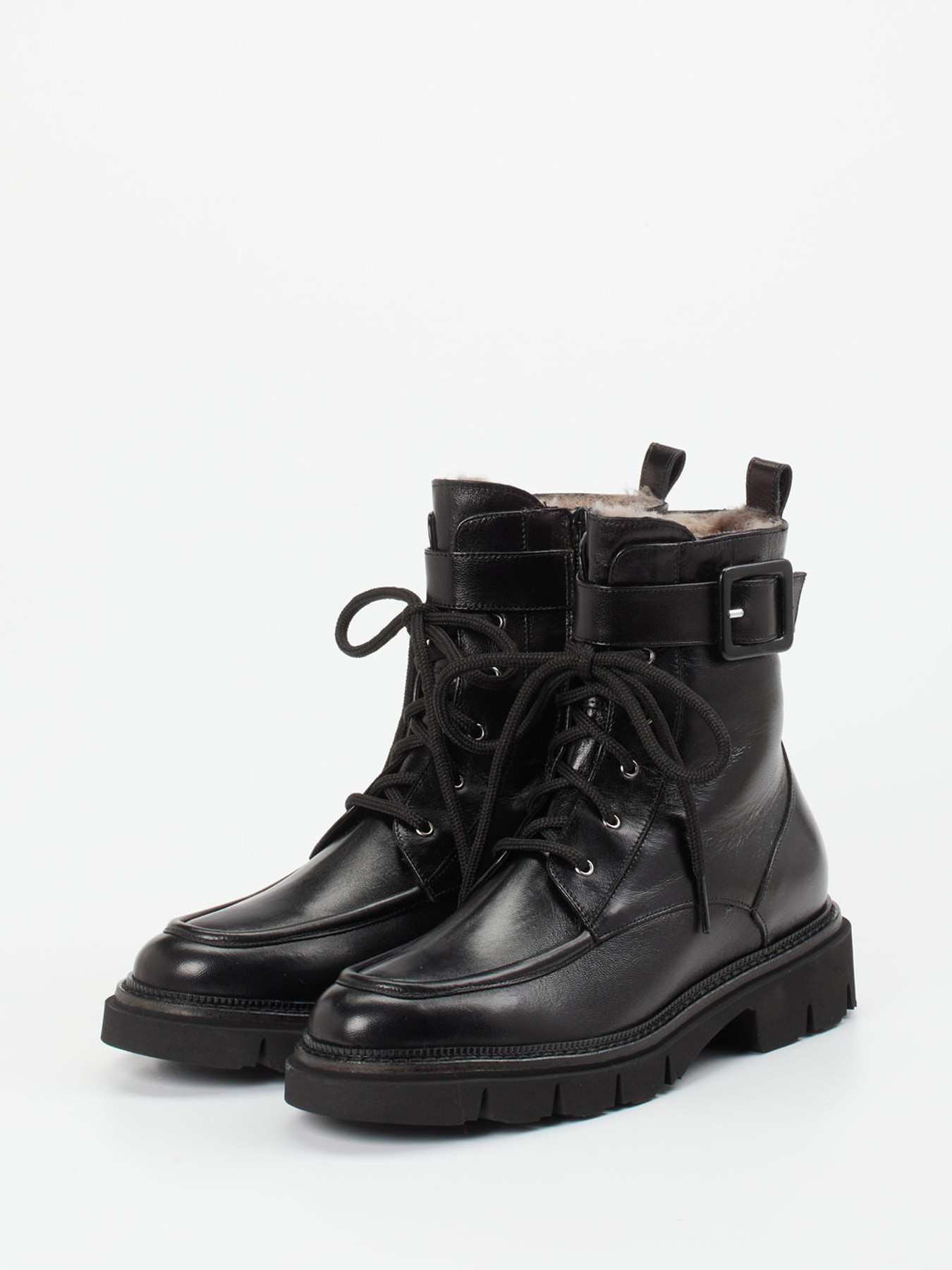 Schnürstiefelette schwarz 1823009010602