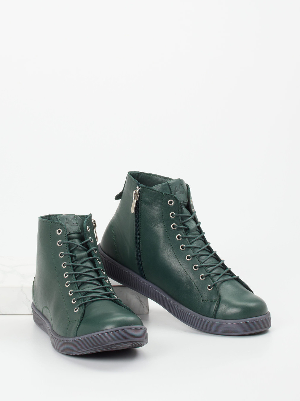 Schnürstiefelette grün 2751609001404