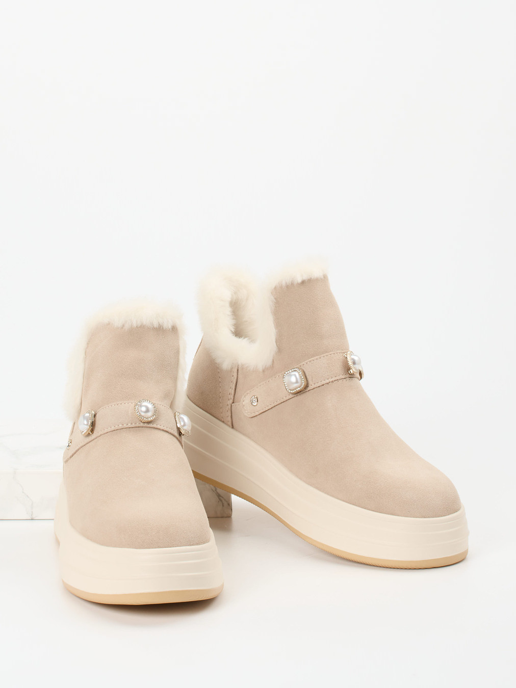 Stiefelette beige 1813359000304
