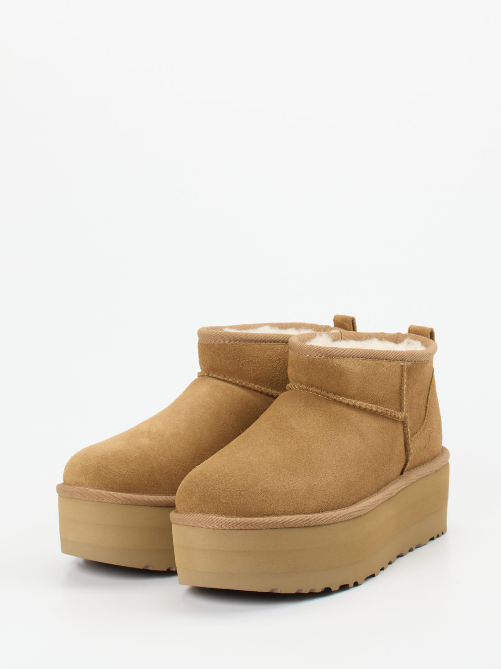 Stiefelette Classic Ultra Mini Platform braun 1813289001402