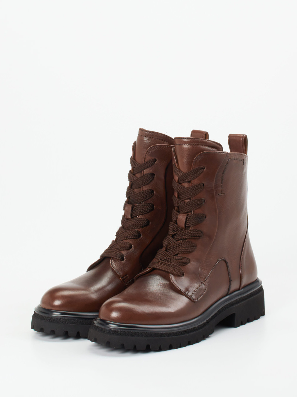 Schnürstiefelette braun 1725209000702