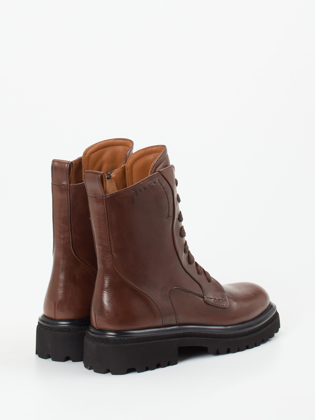 Schnürstiefelette braun 1725209000703