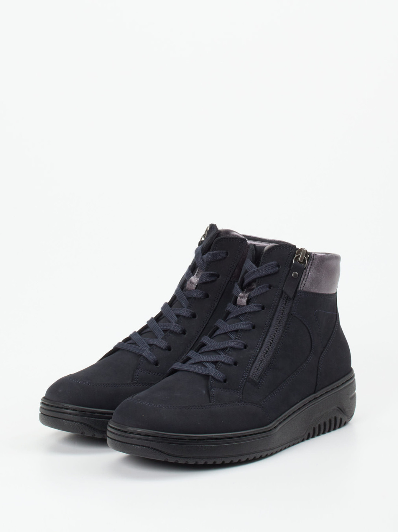 Schnürstiefelette blau 2751109012202