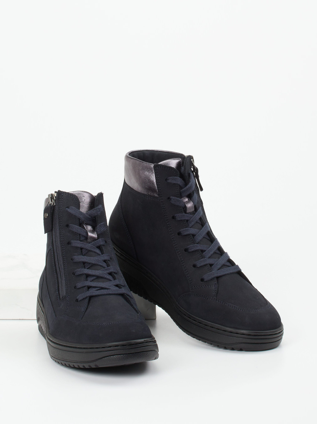 Schnürstiefelette blau 2751109012204