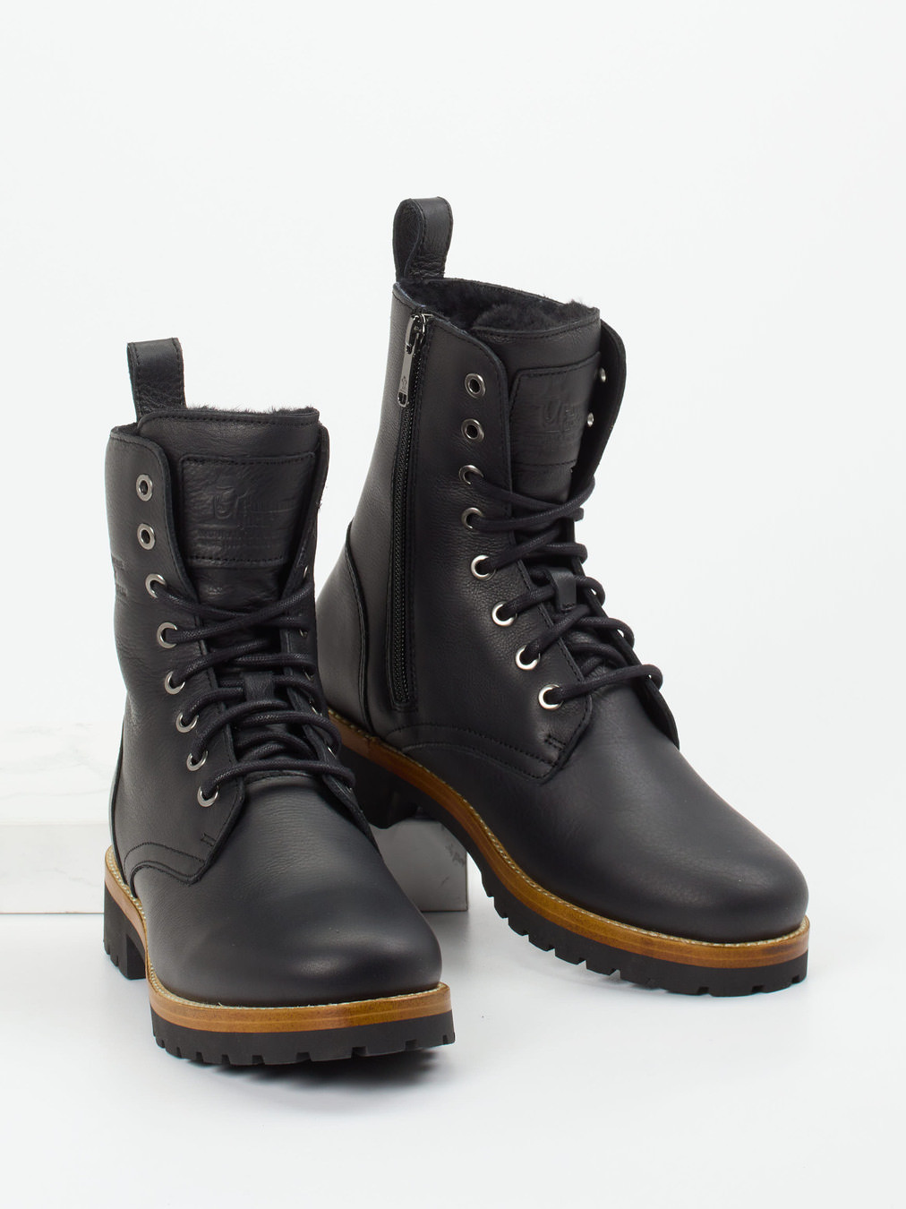 Schnürstiefelette schwarz 1823009010304