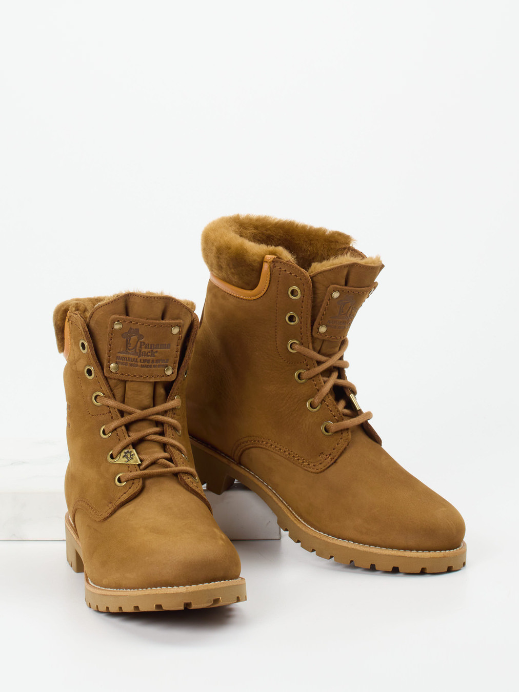 Schnürstiefelette Panama 03 Igloo Trav B34 braun 1823229000304