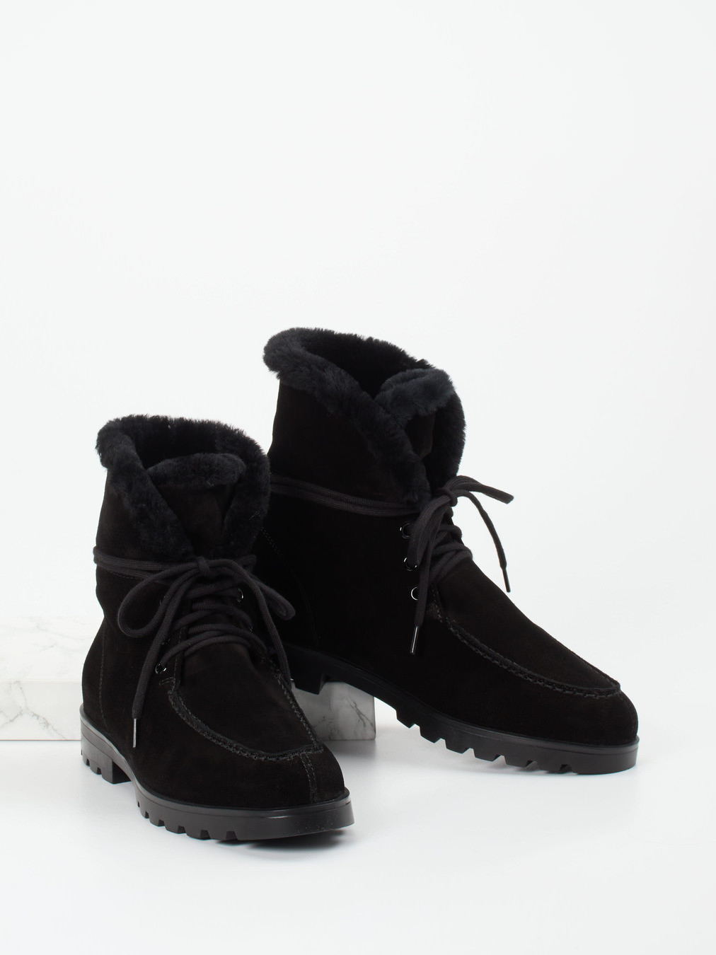 Schnürstiefelette schwarz 1803009004404