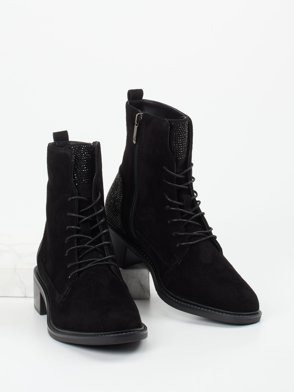 Schnürstiefelette schwarz 1725009010104