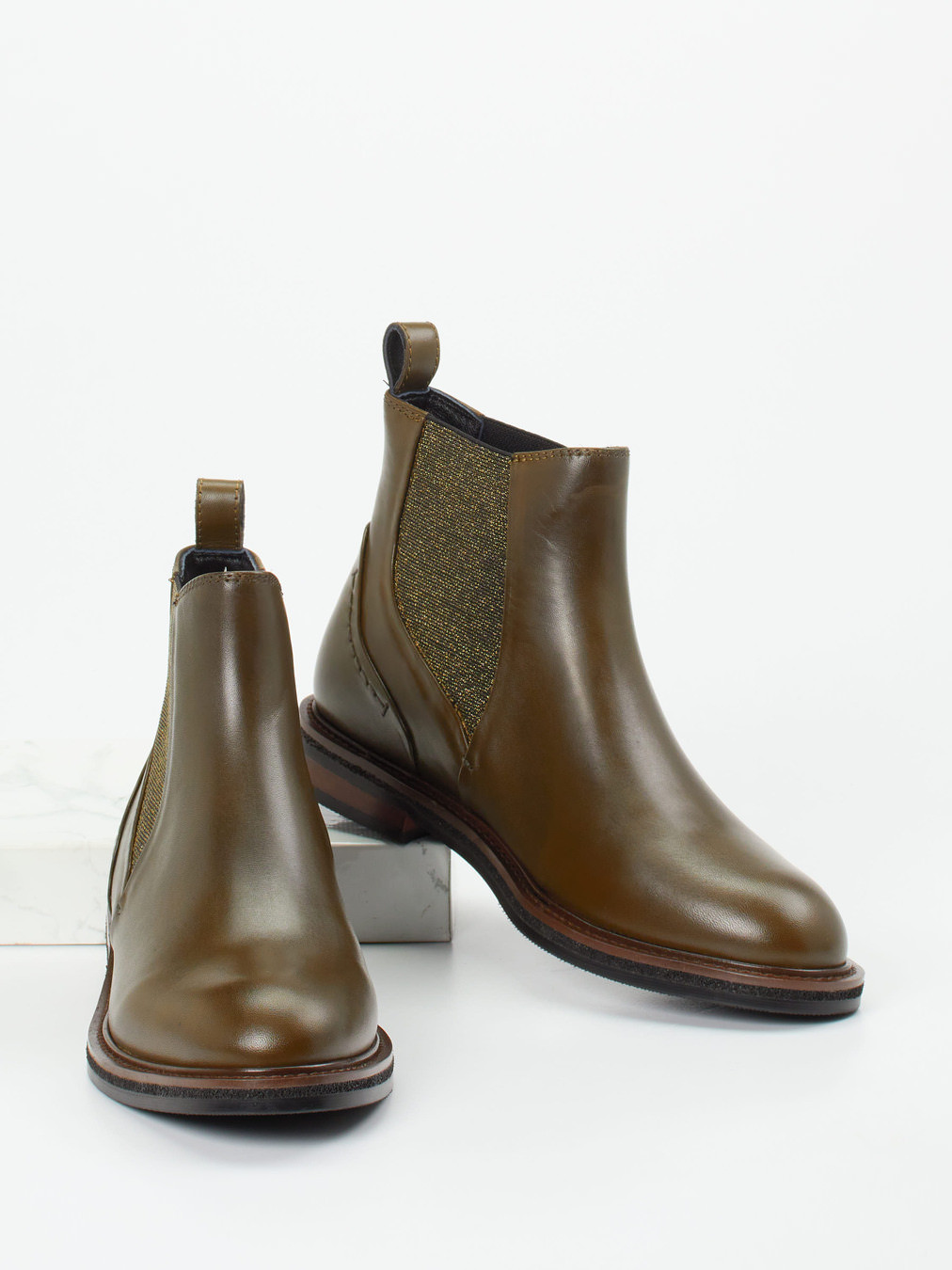 Stiefelette grün 1713609001104