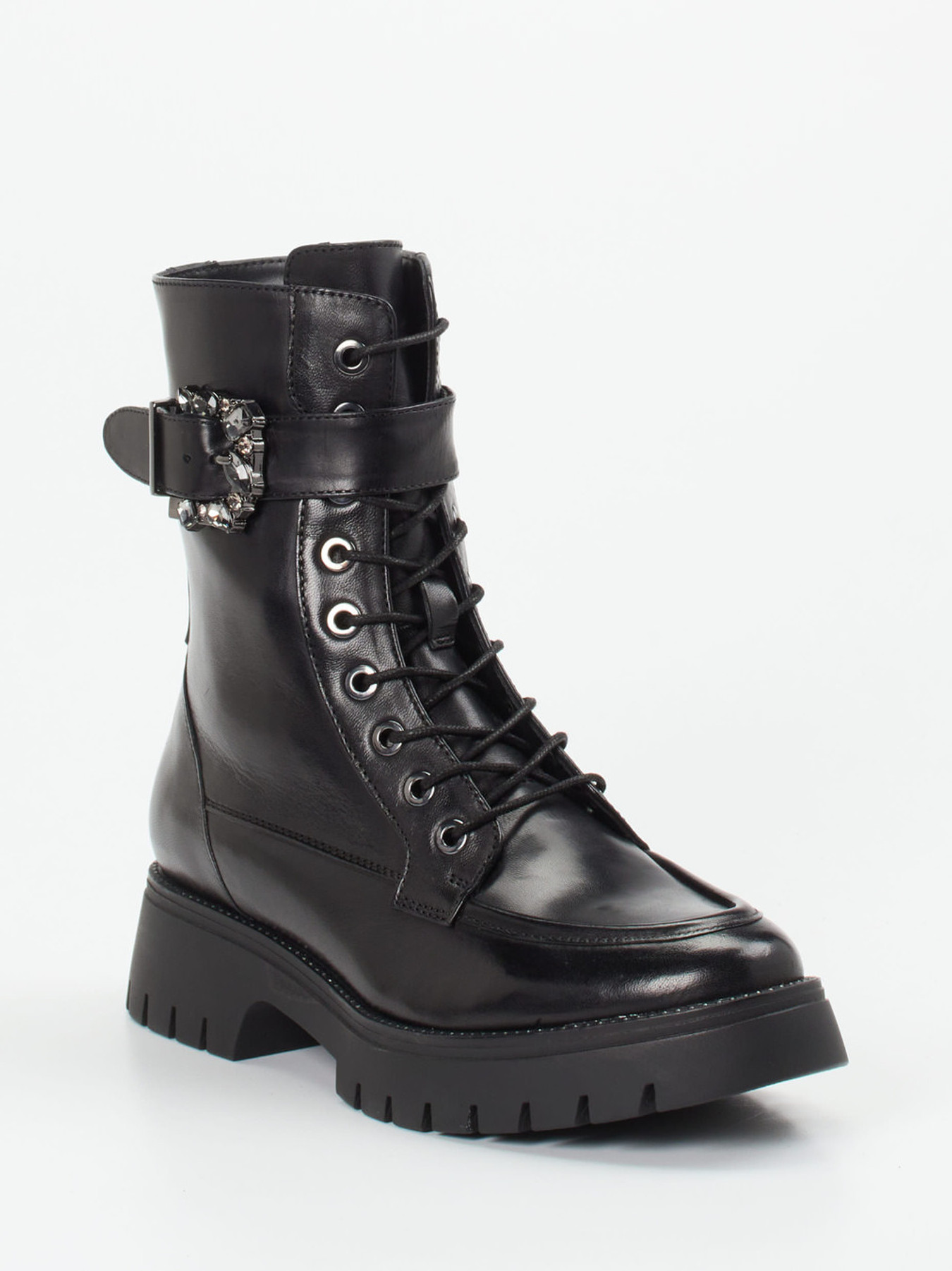 Schnürstiefelette schwarz 1725009010006