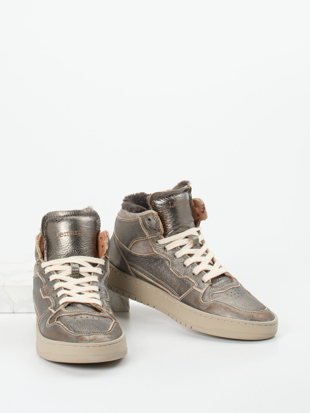 Schnürstiefelette grau 1803459001504