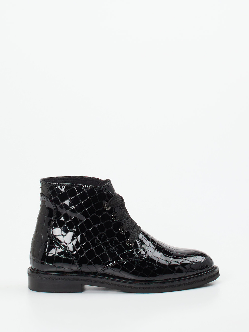Schnürstiefelette schwarz 1703009016301