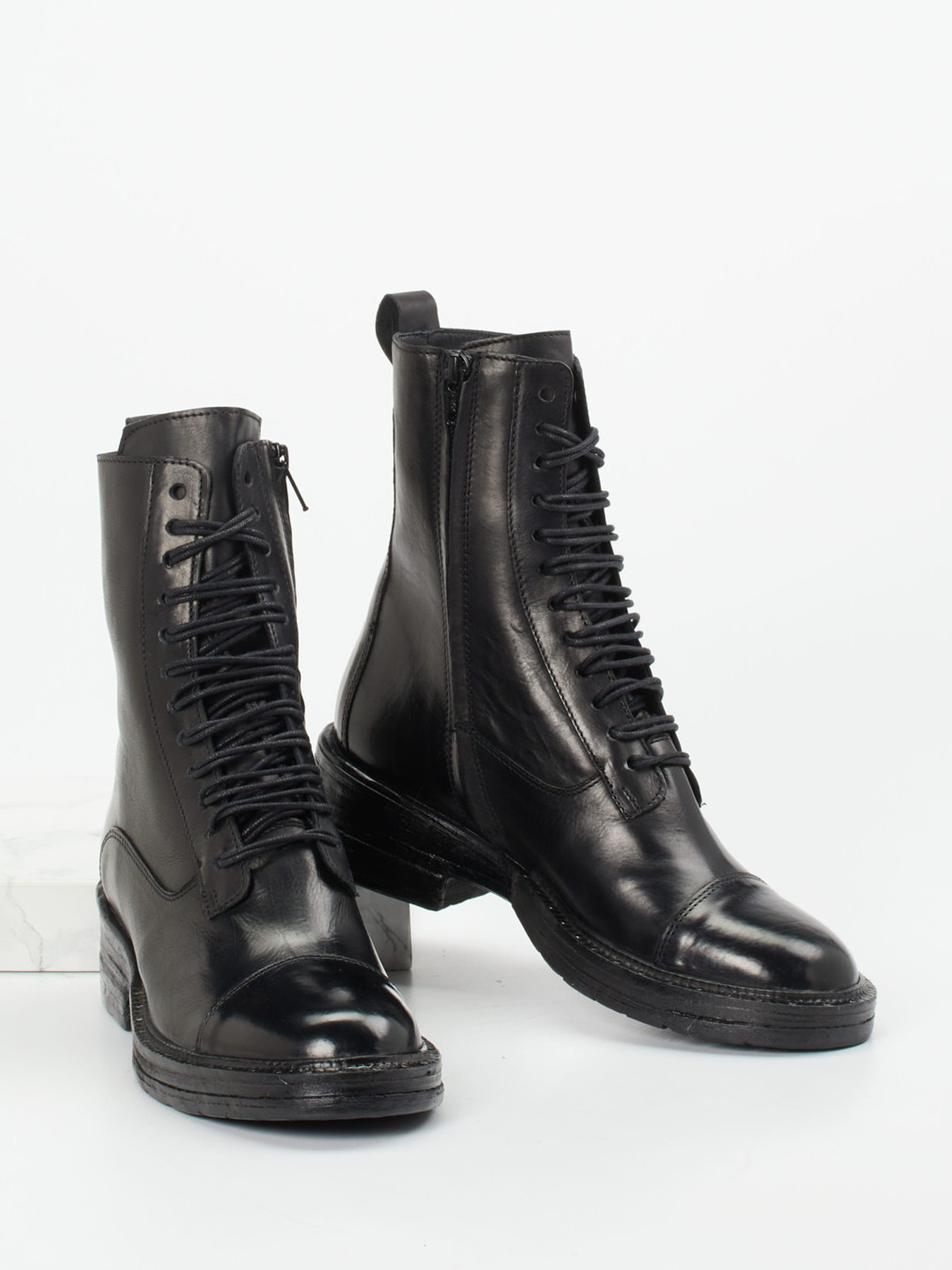 Schnürstiefelette schwarz 1723009017804