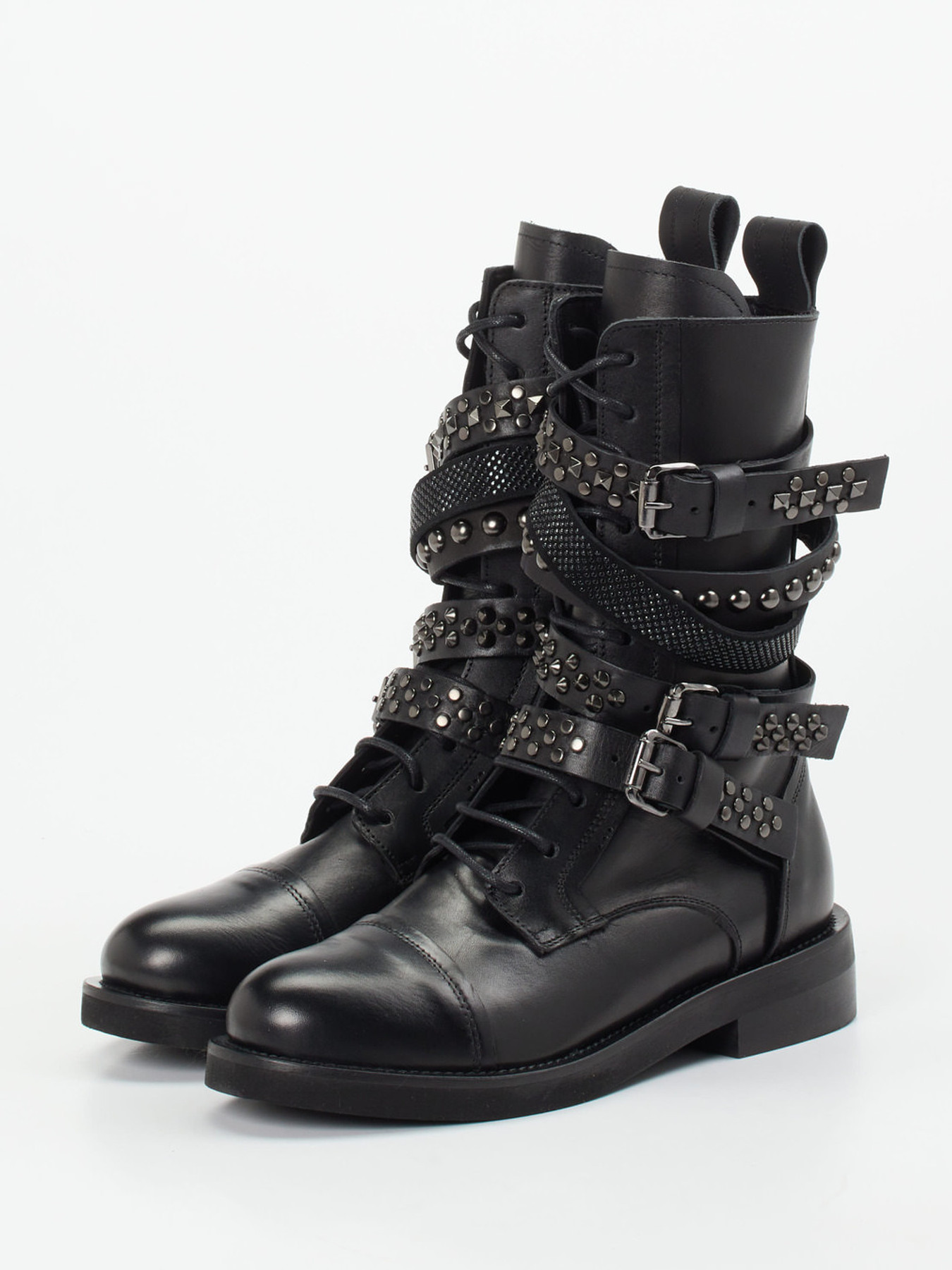 Schnürstiefelette schwarz 1723009017702