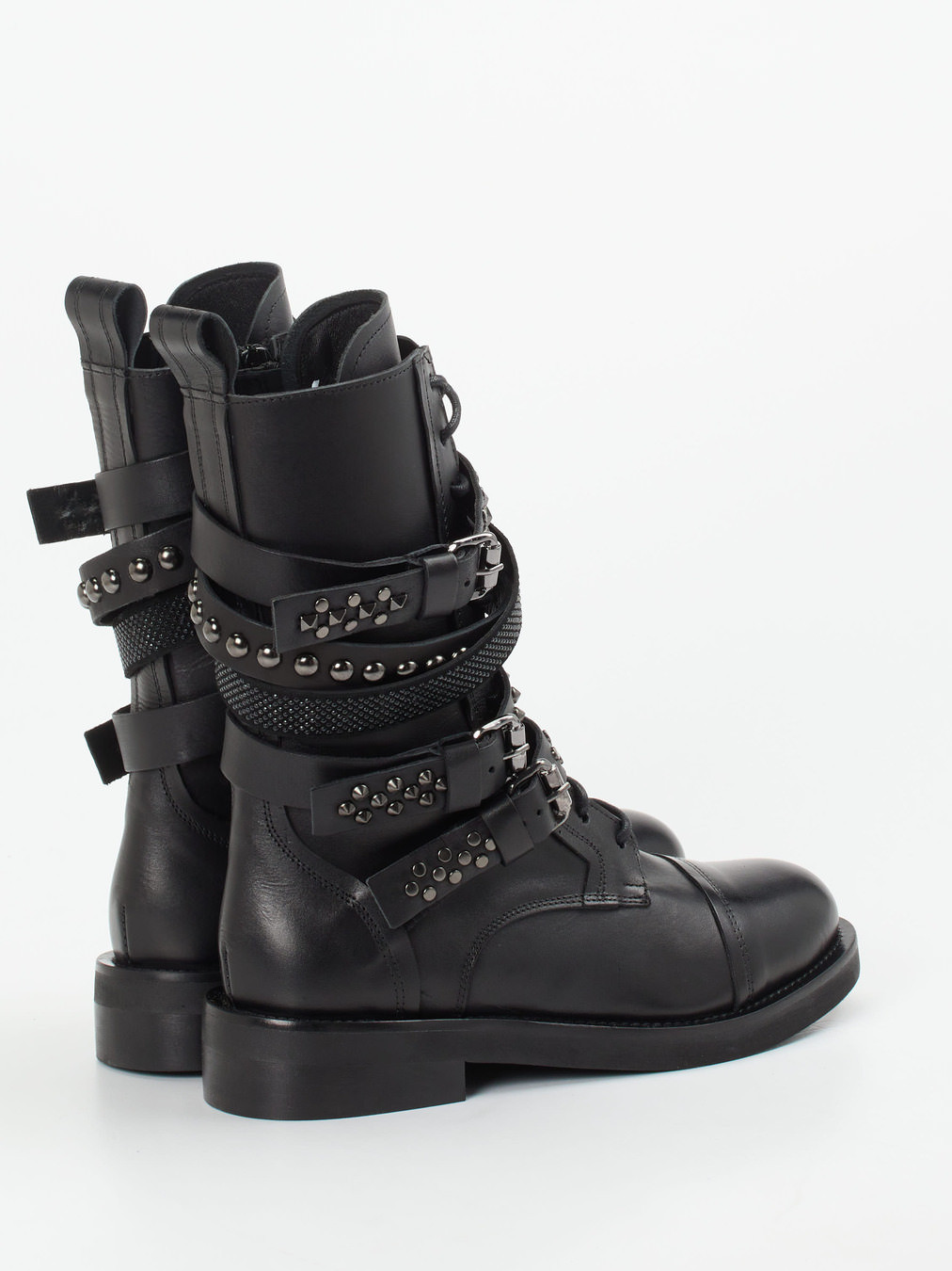 Schnürstiefelette schwarz 1723009017703