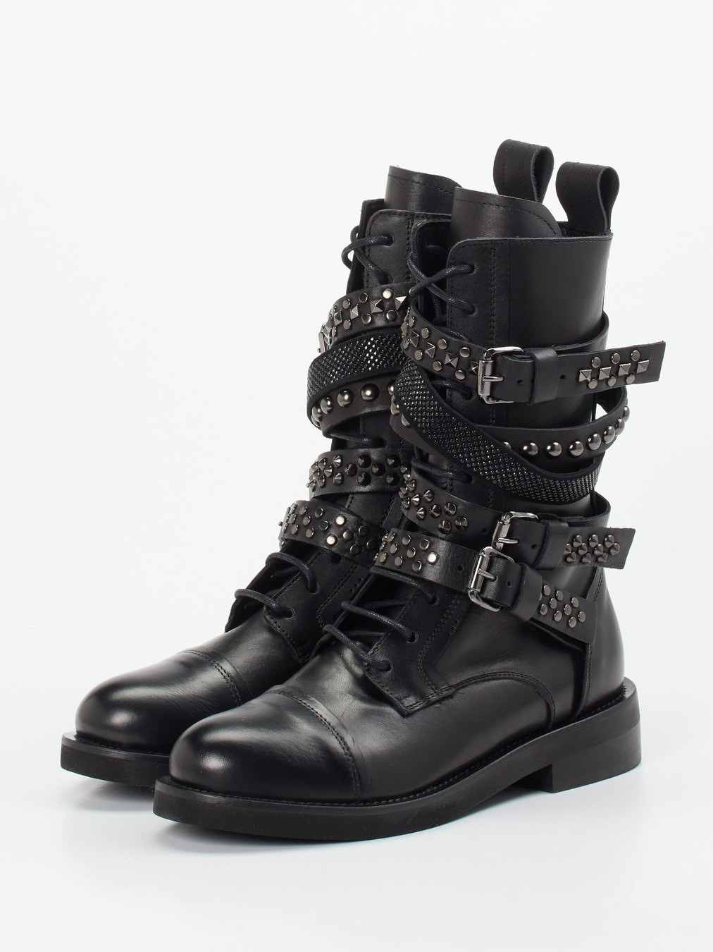 Schnürstiefelette schwarz 1723009017702