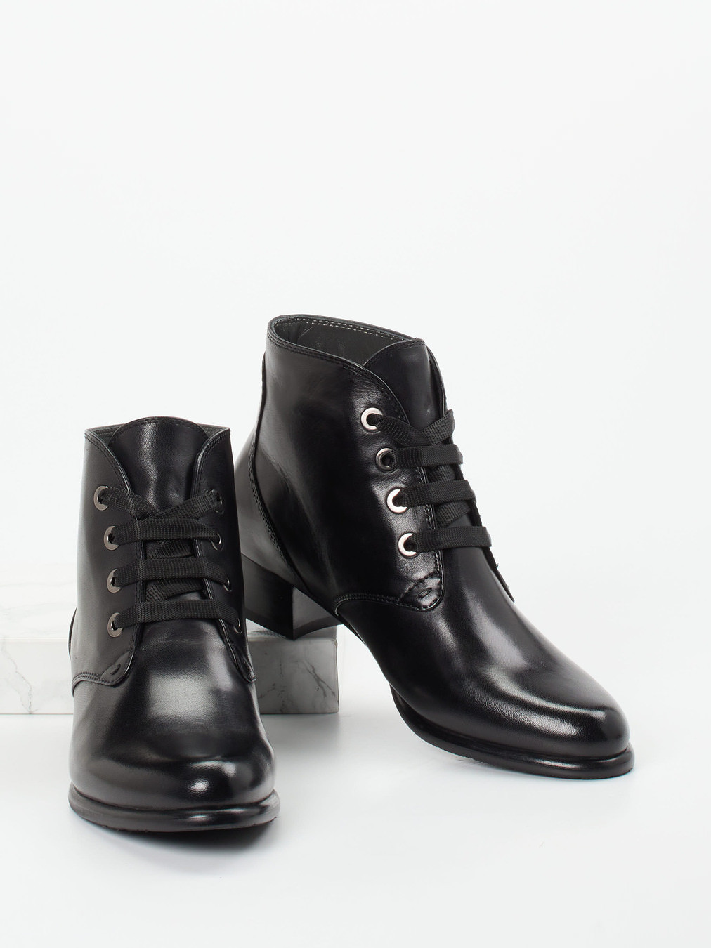 Schnürstiefelette schwarz 1705009004104