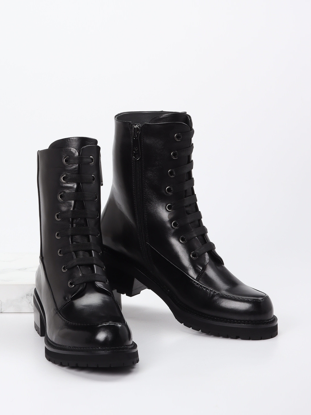 Schnürstiefelette schwarz 1725009009404