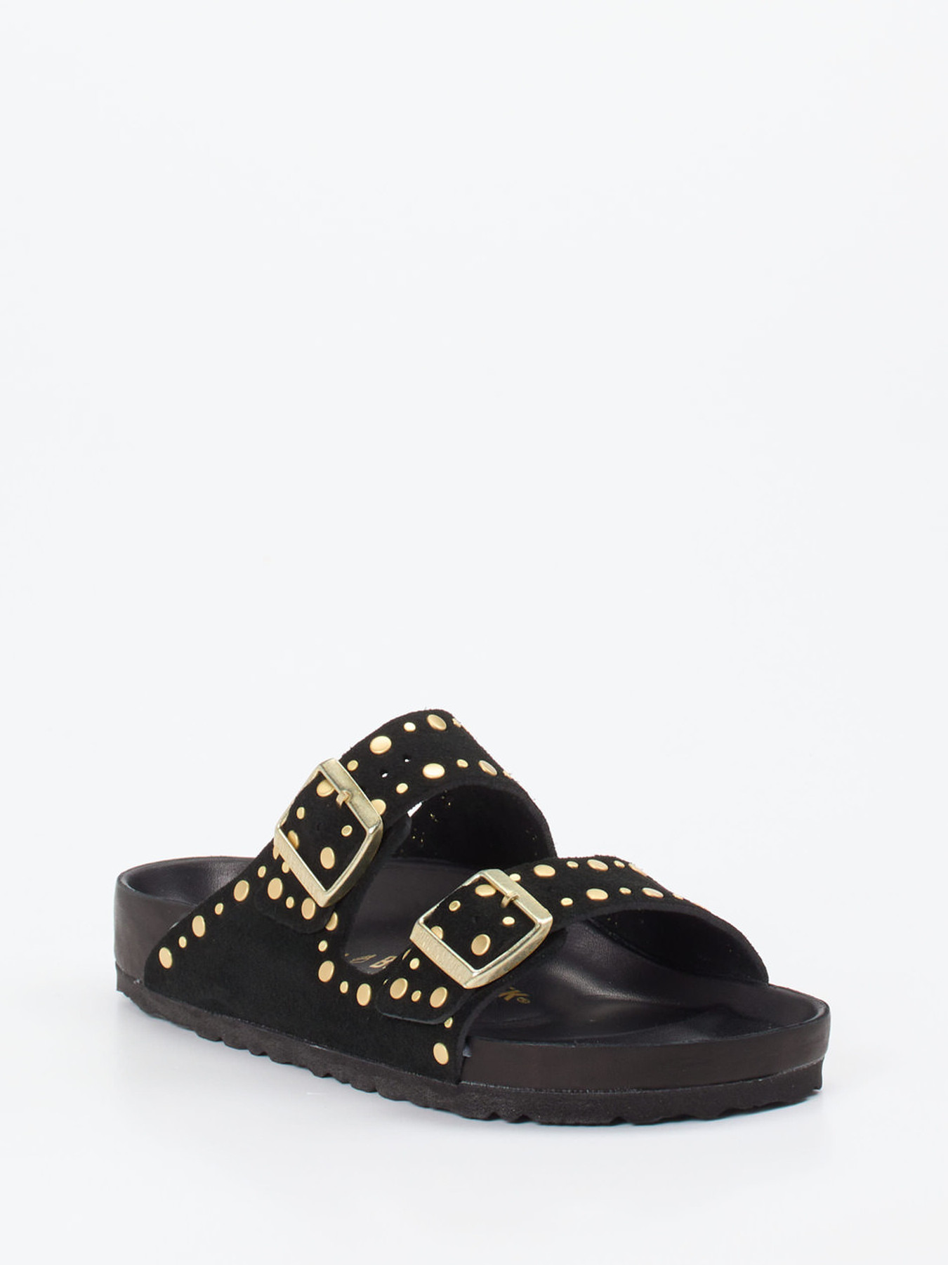 Pantolette Arizona Rivet Border schwarz 2110008000306