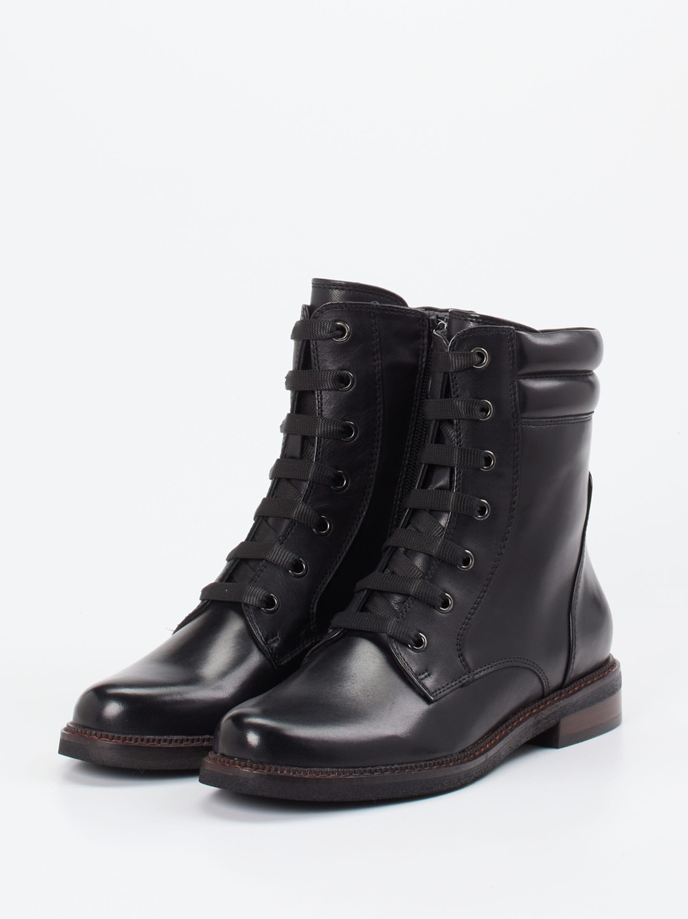 Schnürstiefelette schwarz 1723009017302