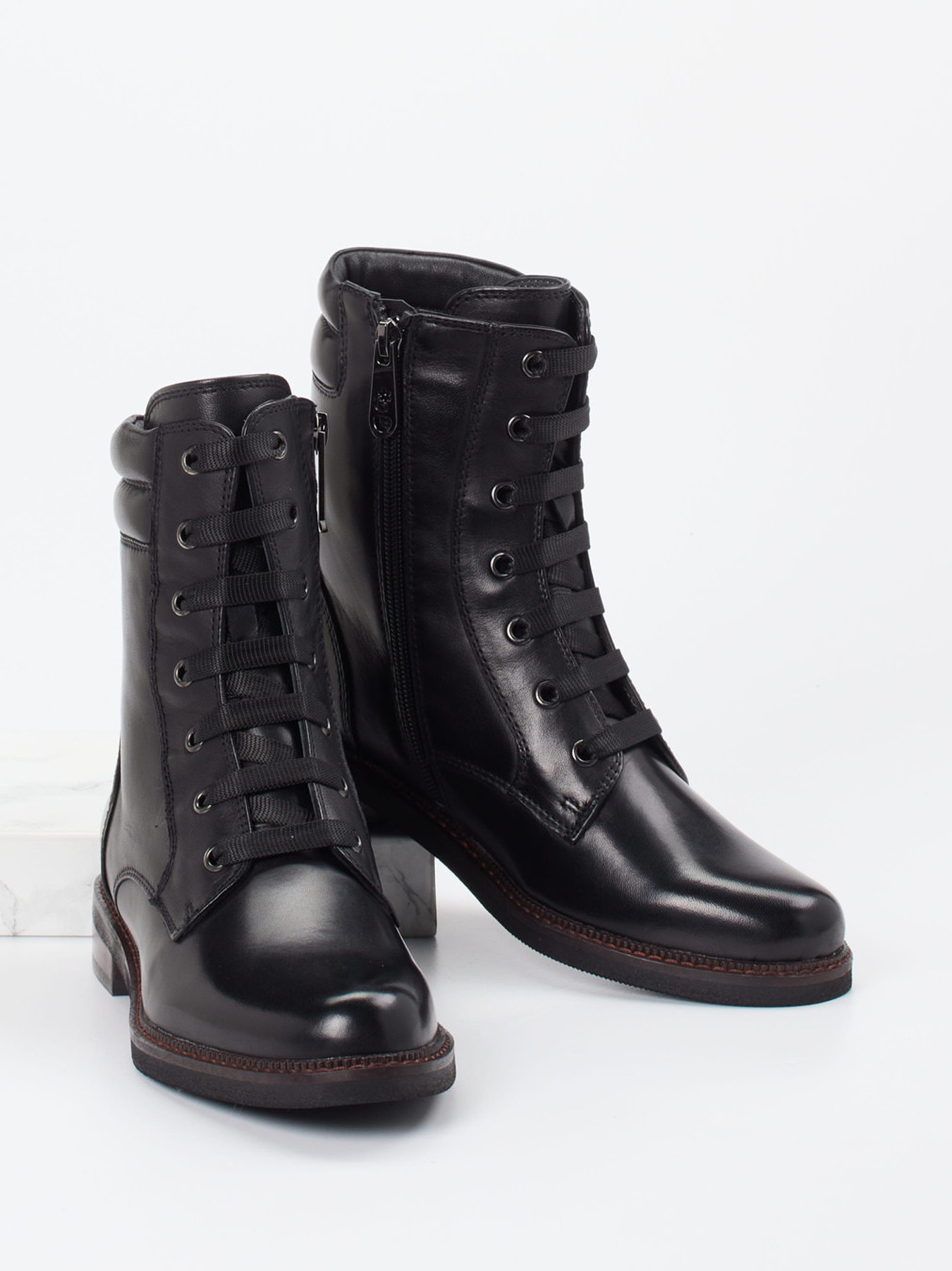 Schnürstiefelette schwarz 1723009017304