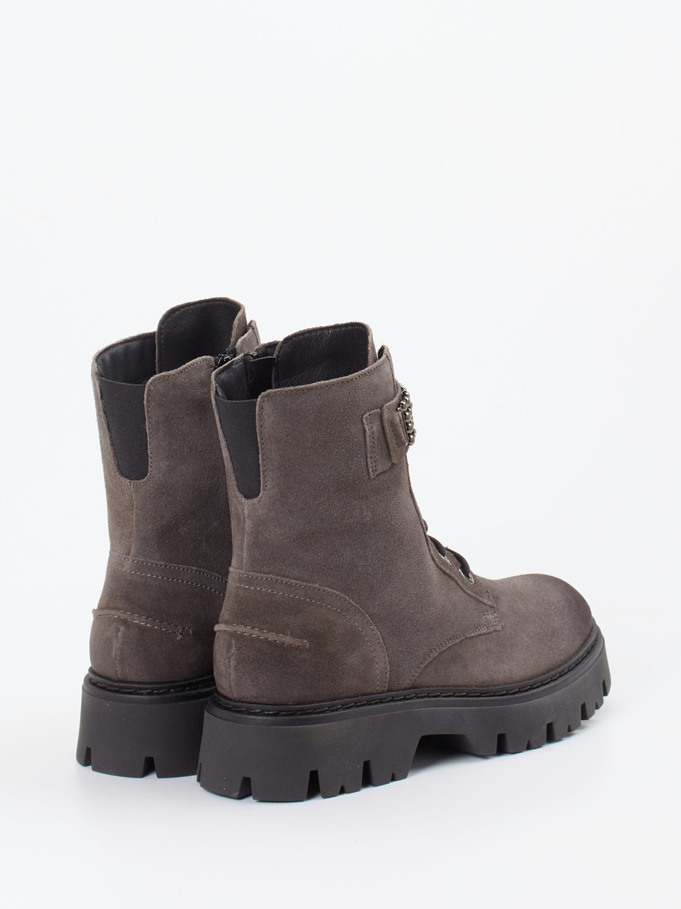 Schnürstiefelette grau 1725409000303