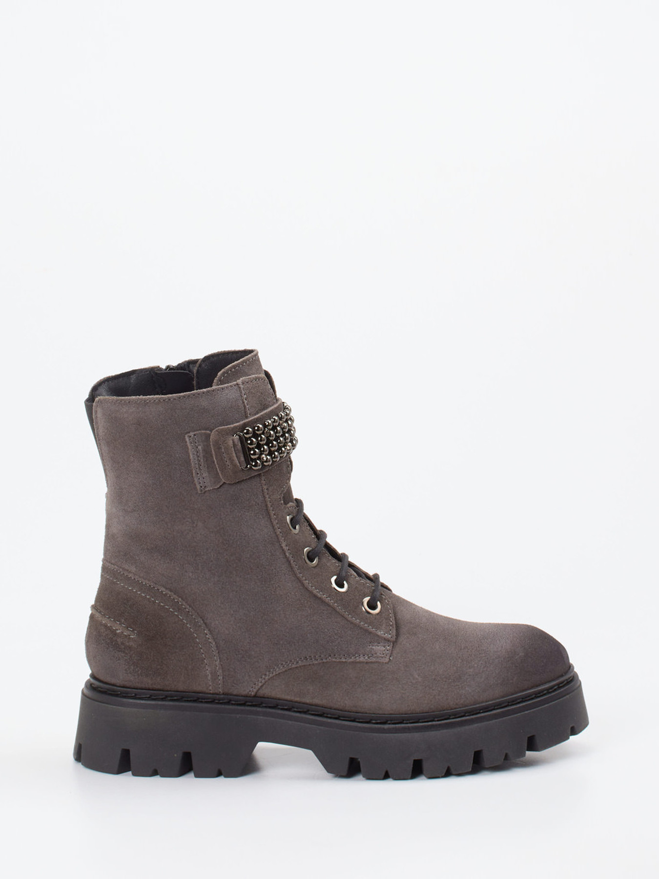 Schnürstiefelette grau 1725409000301