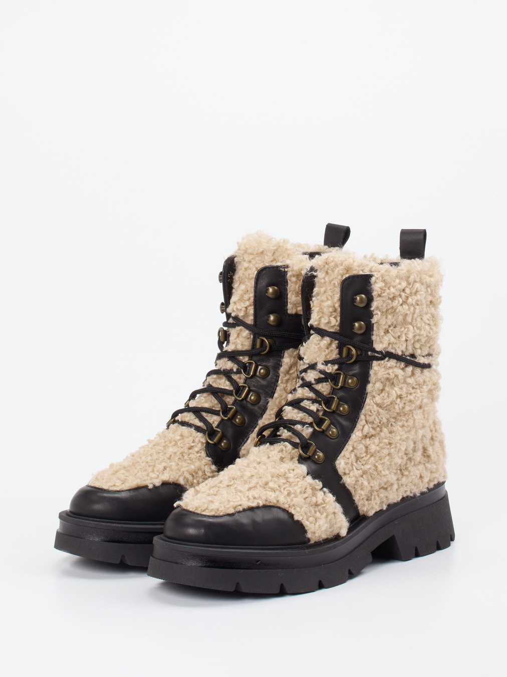 Schnürstiefelette beige 1727300000102