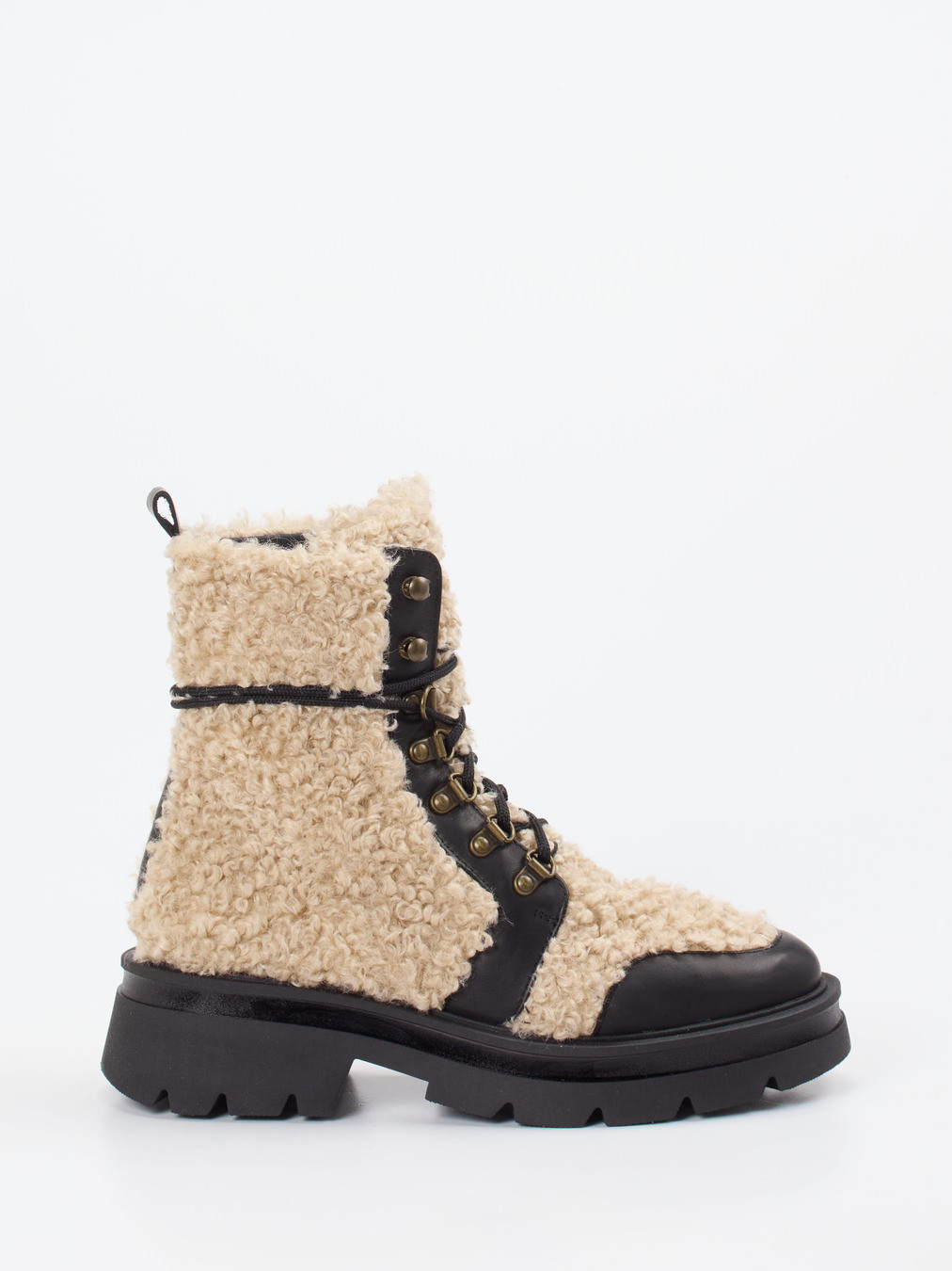 Schnürstiefelette beige 1727300000101