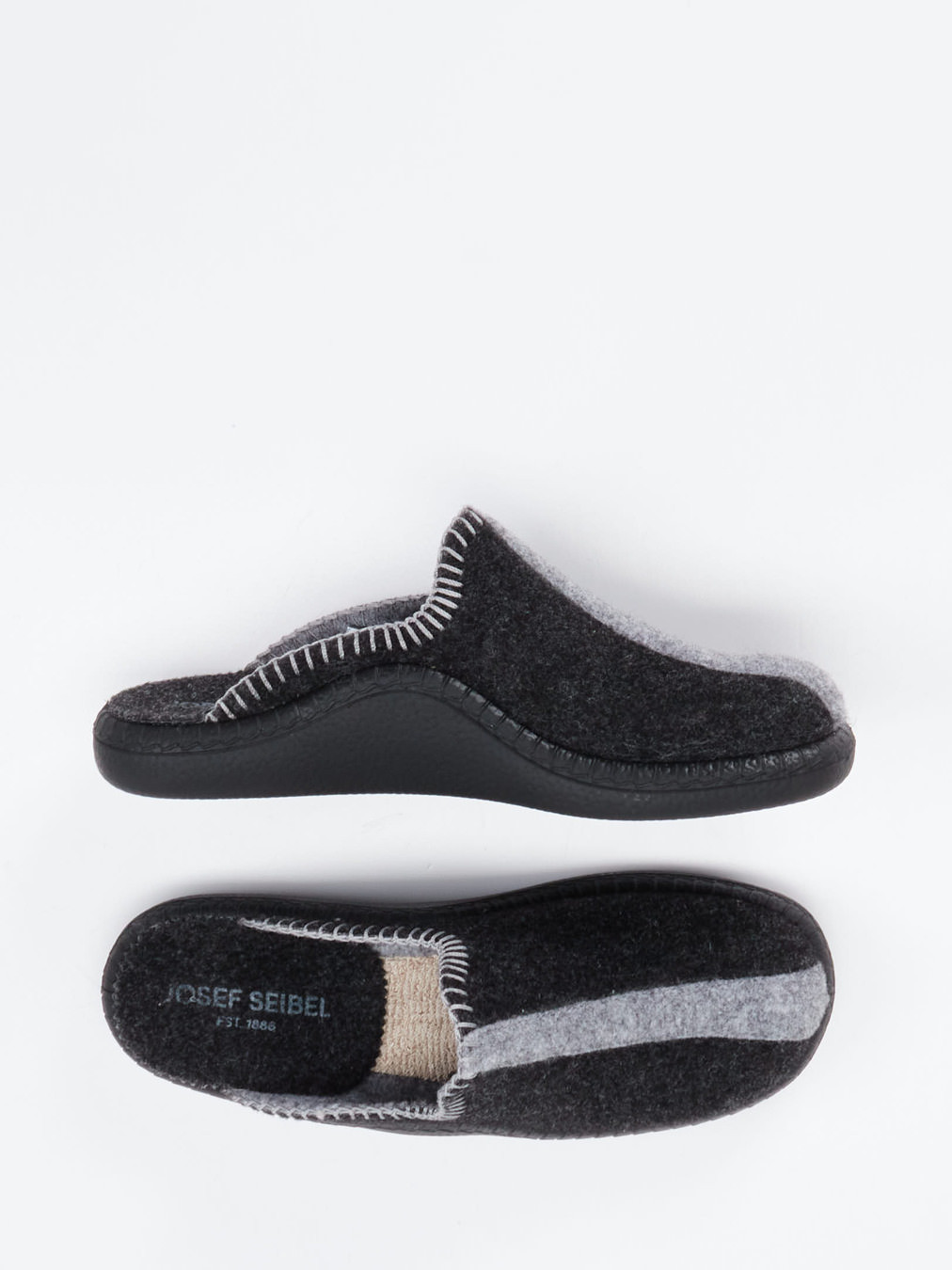 Hausschuh grau 7163409012004