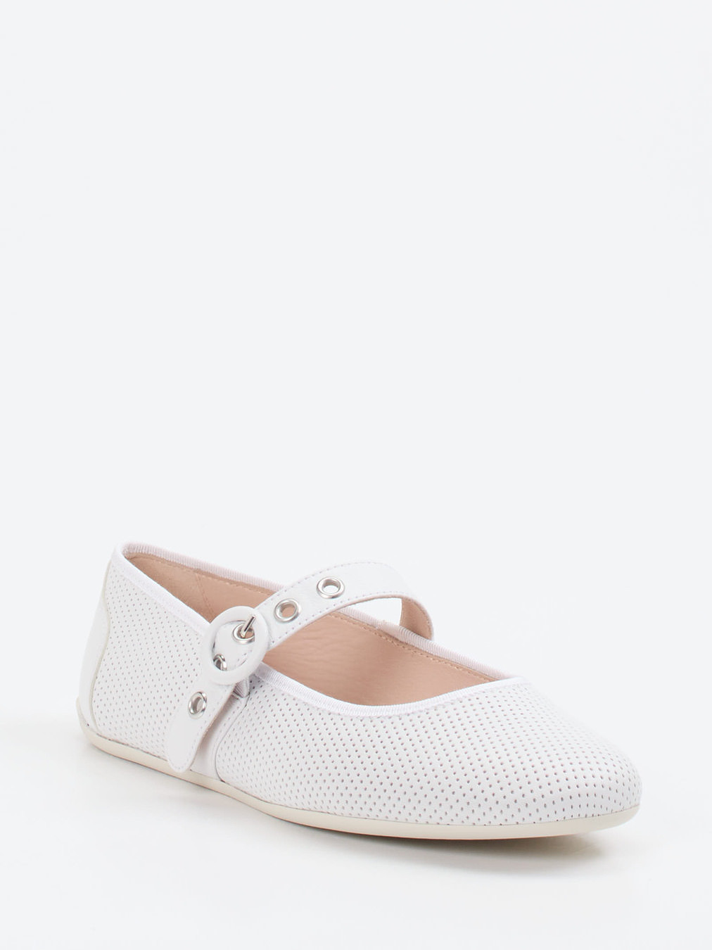 Spangenpumps weiß 1421799000606