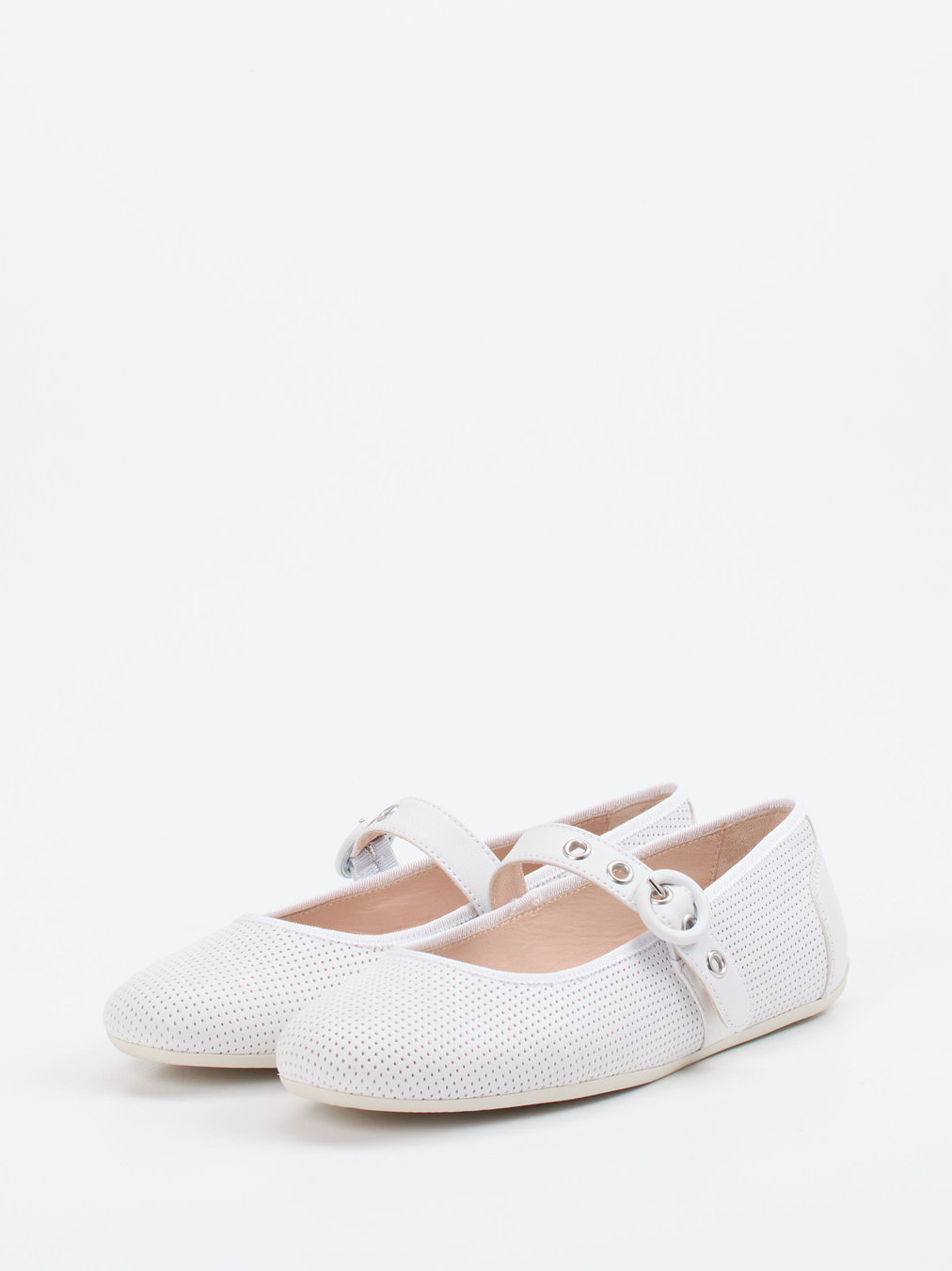 Spangenpumps weiß 1421799000602