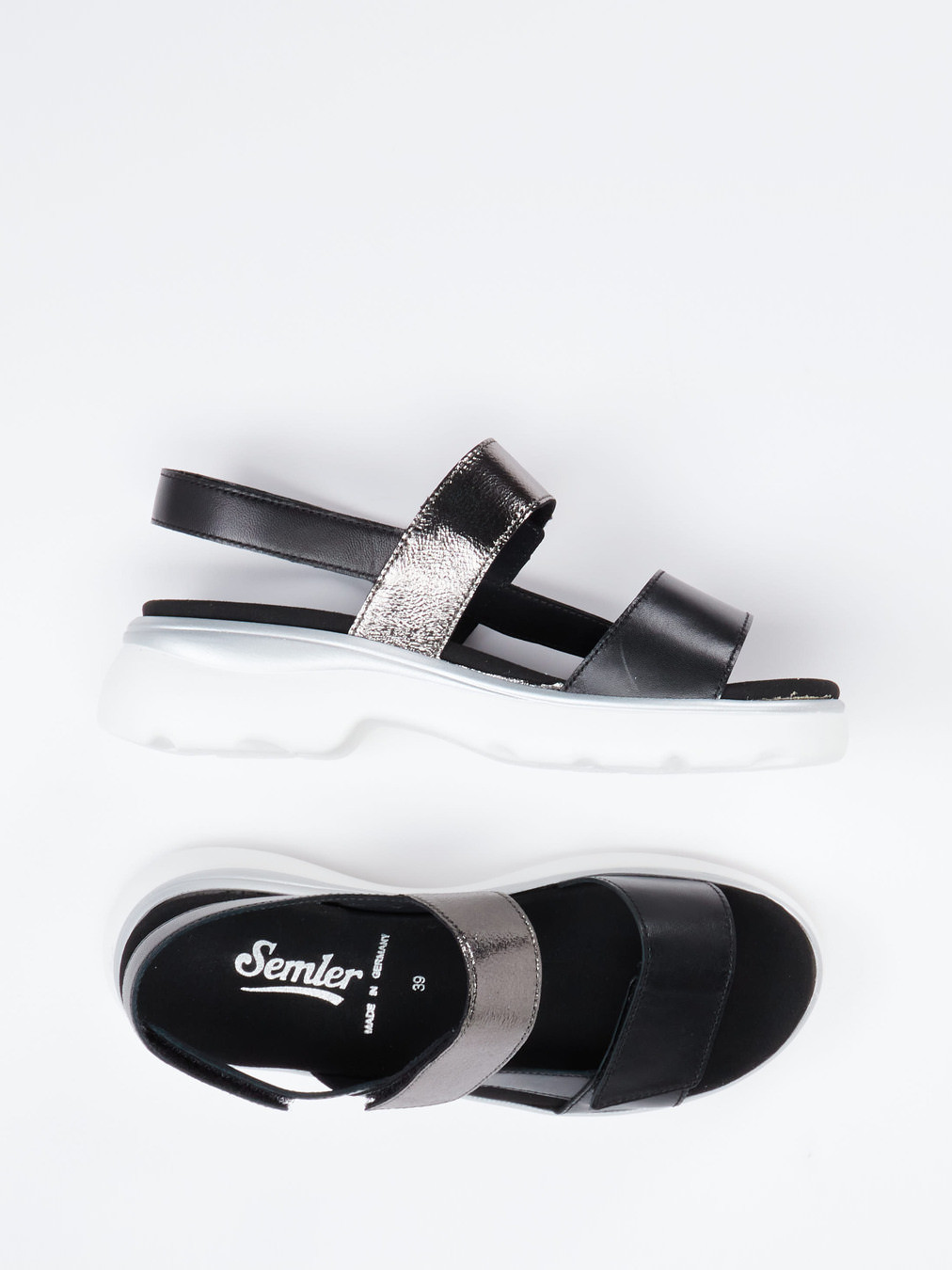 Klettsandale Geli schwarz 2251004000304